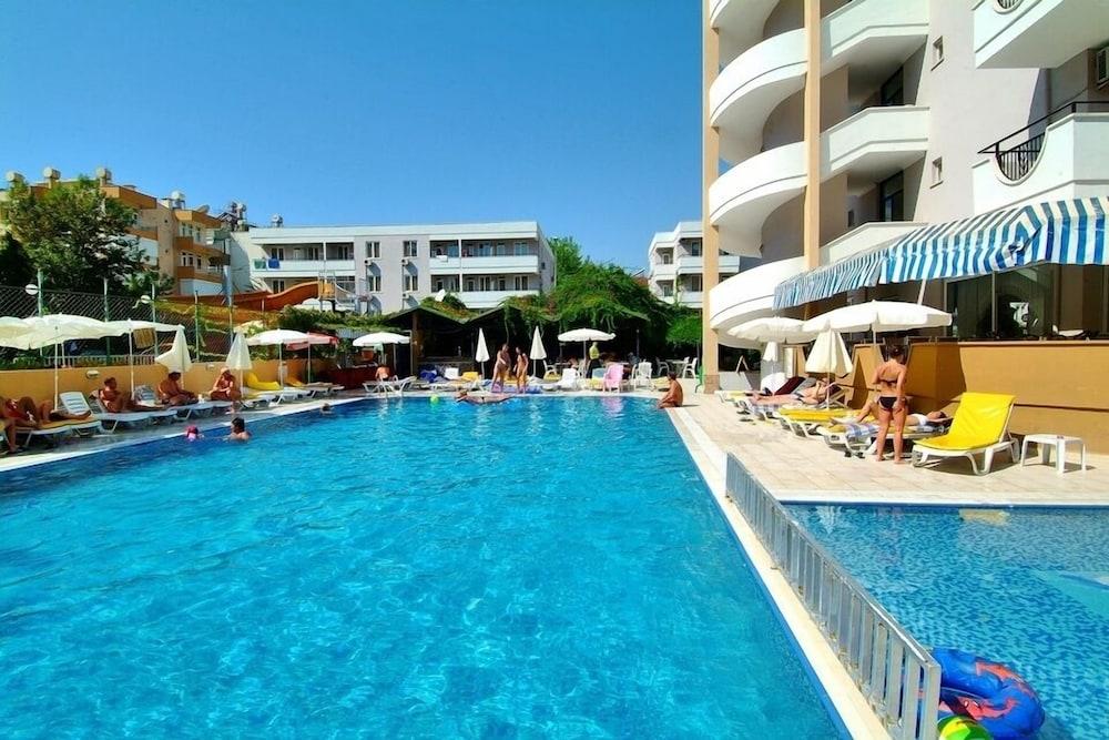 Hedef Kleopatra Golden Sun Hotel Alanya Bagian luar foto